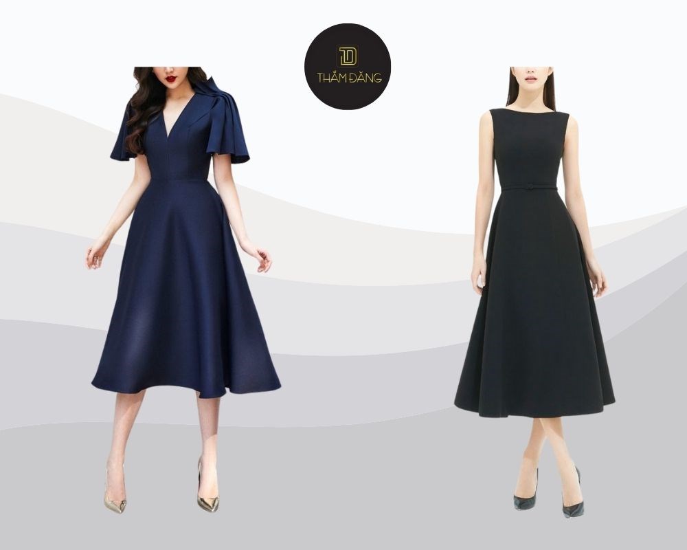 đầm phong cách retro