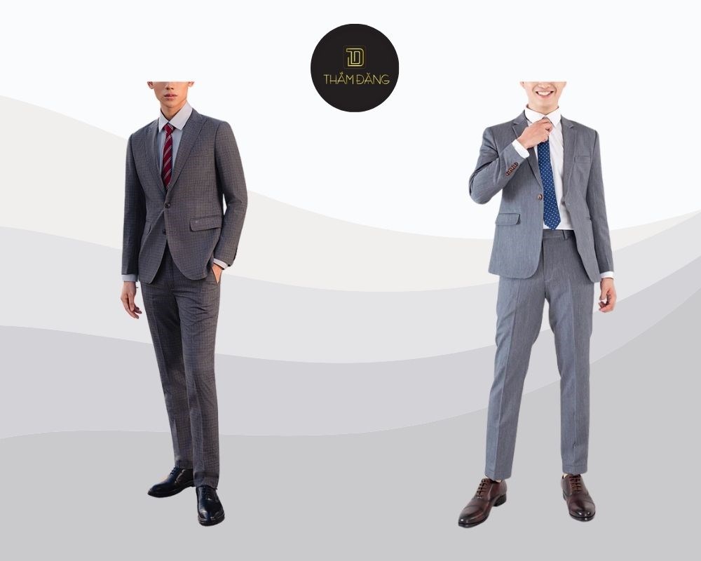 phối suit trầm phong cách vintage