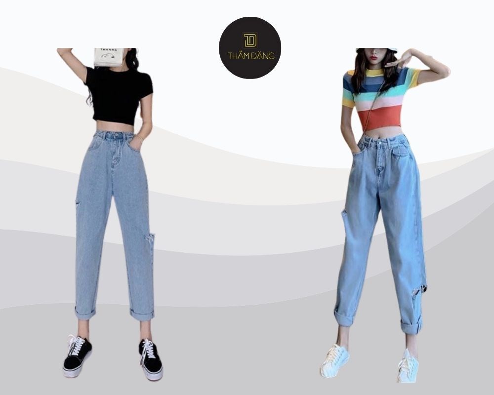 Quần baggy áo croptop tôn dáng chân dài nữ tính mọi dịp.