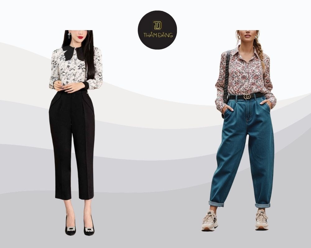 Sơ mi họa tiết phối baggy giúp bạn nổi bật và thể hiện cá tính riêng.