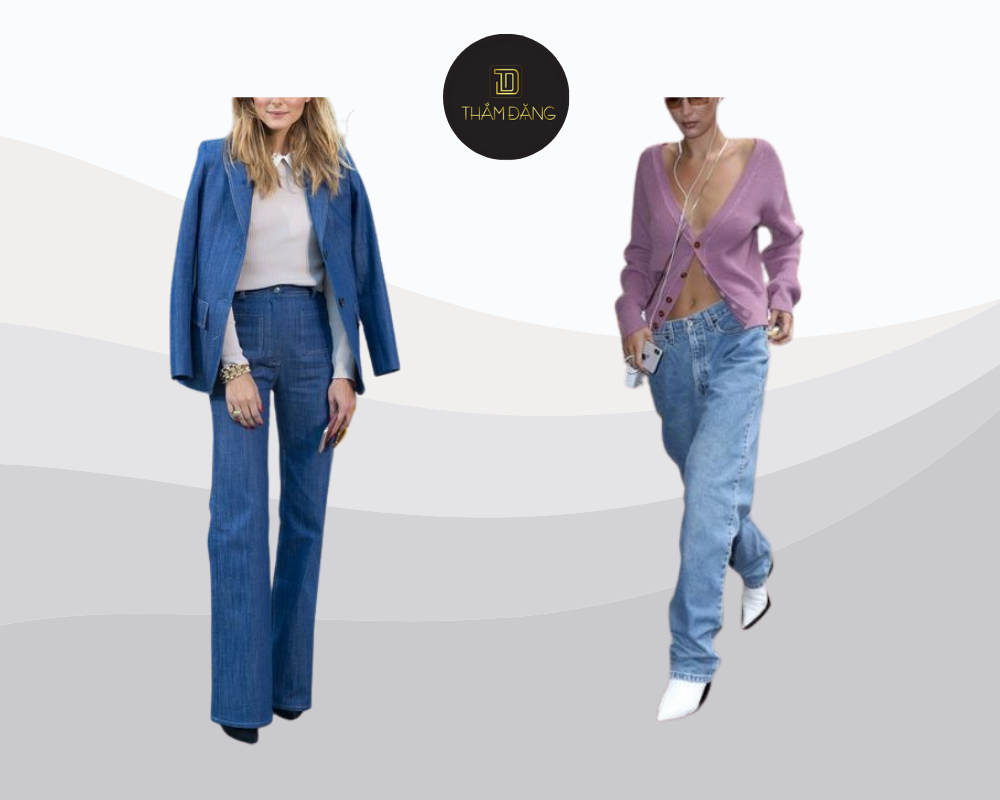 Dáng tam giác ngược? Quần baggy giúp phần dưới trông đầy đặn hơn, tạo sự cân bằng tổng thể