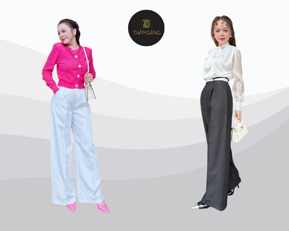 Quần baggy ống rộng: Phong cách thoải mái, che khuyết điểm, dễ phối đồ và phù hợp với mọi dáng người