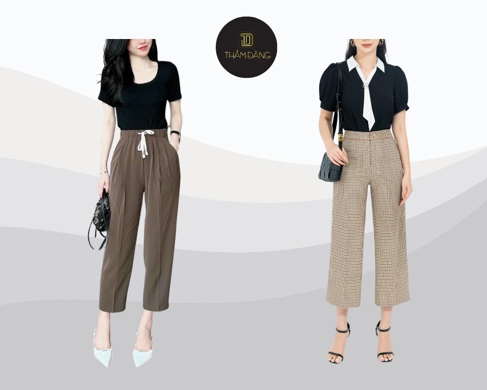 Quần baggy lưng thun thoải mái, co giãn linh hoạt, phù hợp khí hậu nóng ẩm Việt Nam