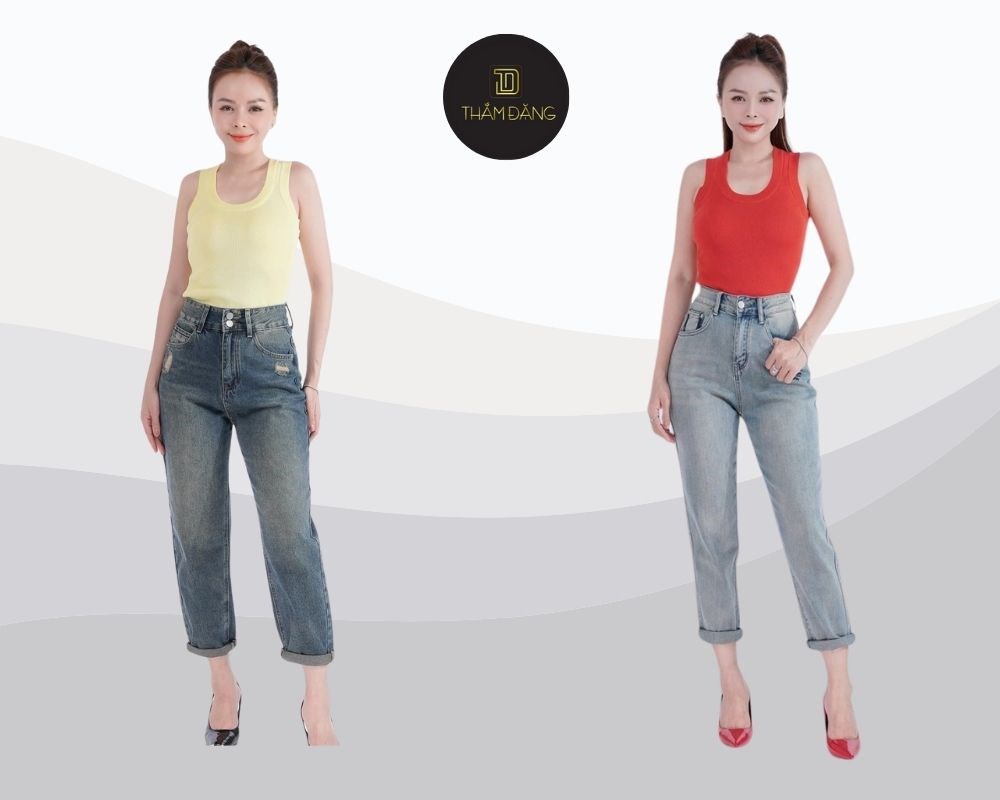 Phong cách mùa hè tuyệt vời với áo hai dây hoặc áo trễ vai kết hợp cùng quần baggy, tạo sự thoải mái và tự tin thể hiện cá tính