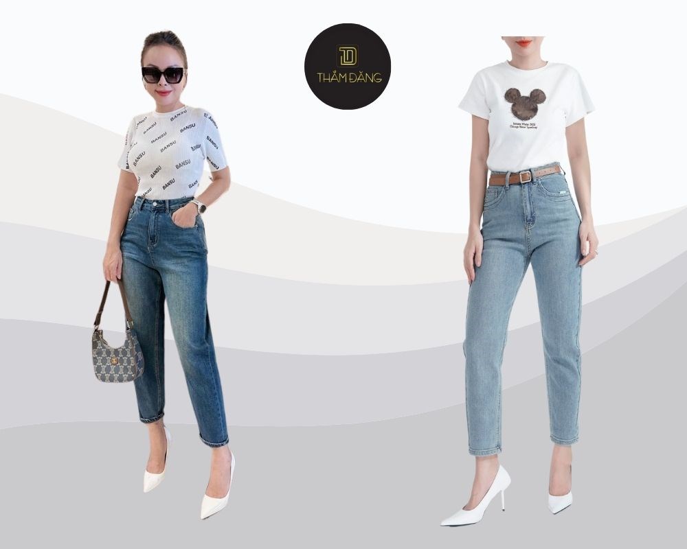Phối quần baggy với áo thun tạo nên set đồ năng động, lý tưởng cho những buổi gặp gỡ bạn bè