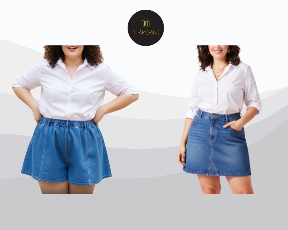 quần giả váy cho người mập làm văn phòng