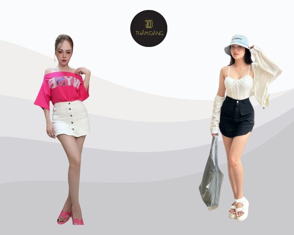 Quần giả váy giá rẻ tại Thắm Đặng Store với đa dạng thiết kế, có thể ứng dụng cho nhiều dịp khác nhau