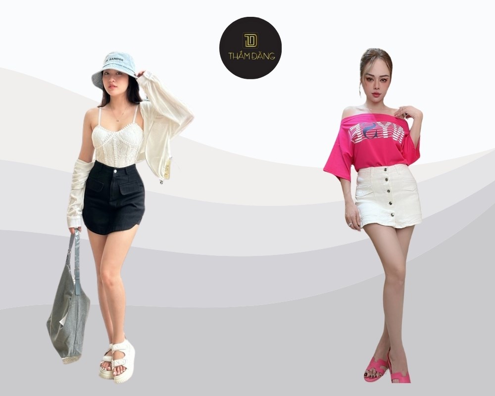 quần giả váy vừa thoải mái vừa dễ phối đồ