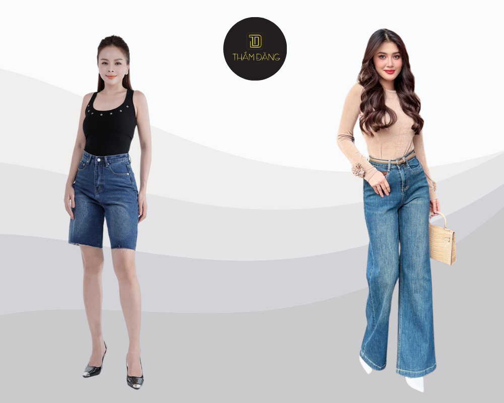 quần jean cho tuổi 50 thanh lịch