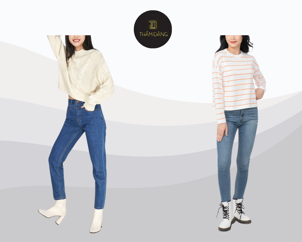 Quần jean cho tuổi 50 đi dạo cuối tuần