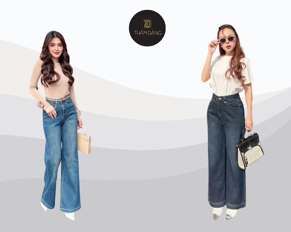 quần jean cho tuổi 50 nhẹ nhàng