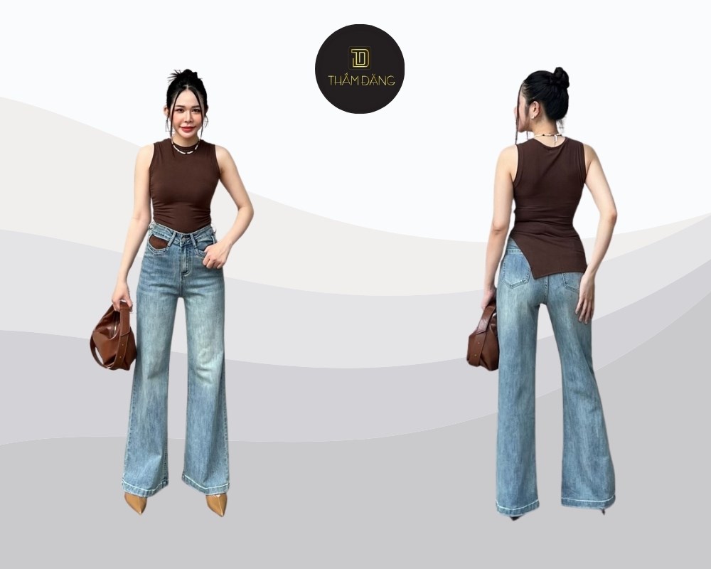 Quần jean nữ ống đứng: Phong cách cổ điển, hiện đại, luôn là item yêu thích của phái đẹp