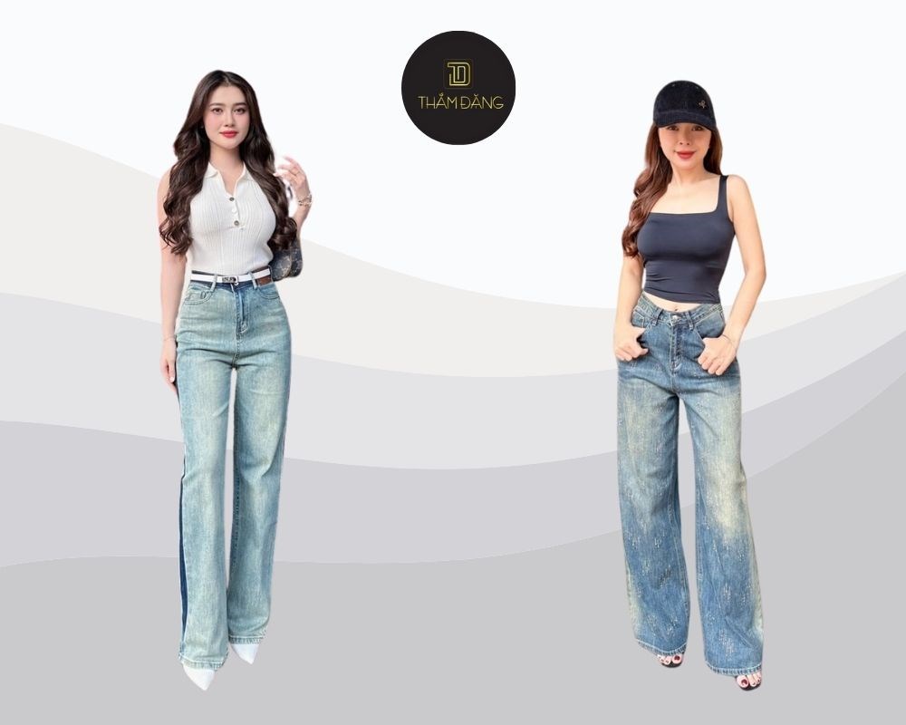 Jeans baggy và áo sát nách – kết hợp lý tưởng cho phong cách năng động