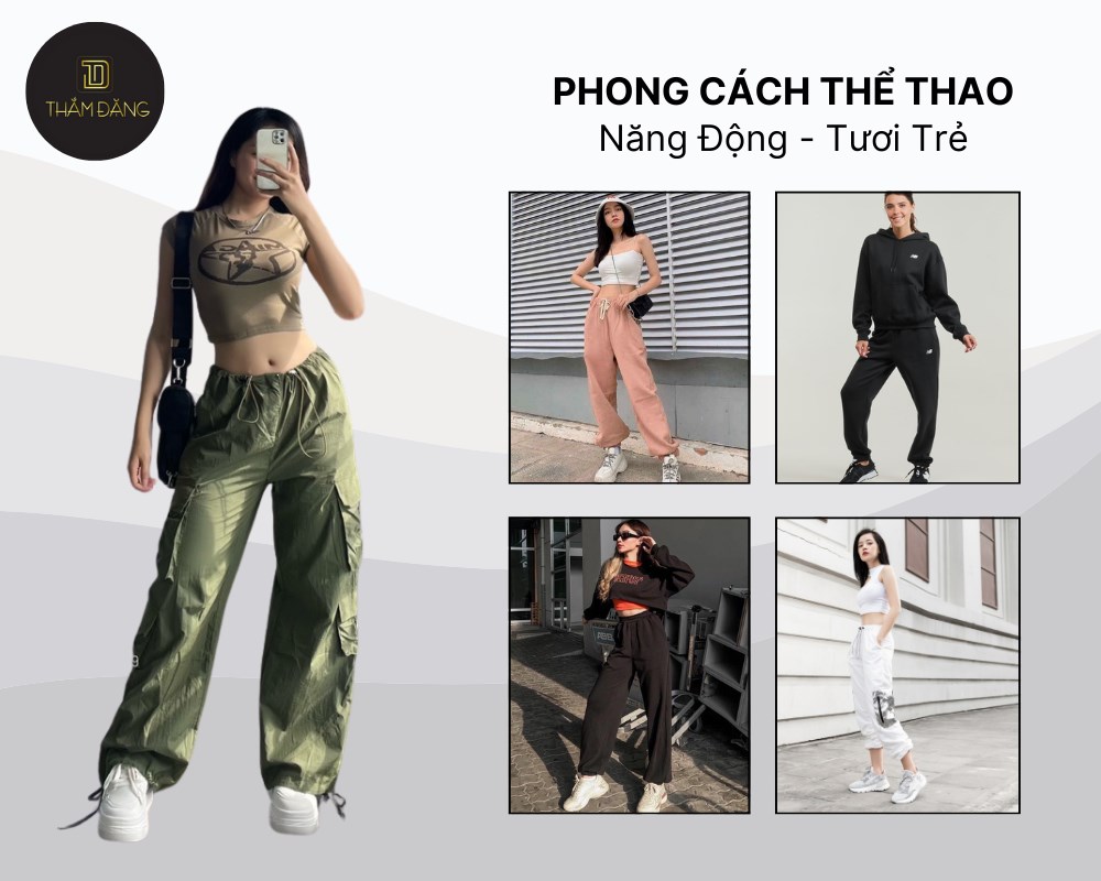 Phối đồ thật năng động và cá tính cùng quần nỉ Jogger