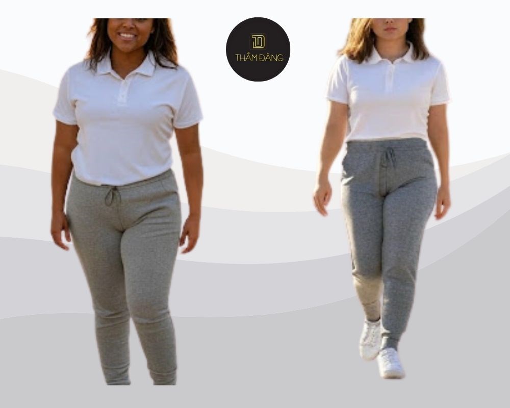 Phong cách năng động với quần jogger kết hợp áo polo