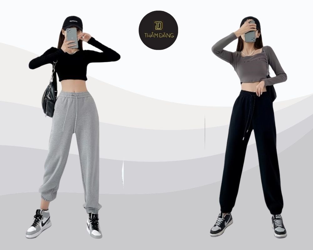 Quần Jogger Basic (Trơn) đơn giản nhưng không kém phần sành điệu, phù hợp với nhiều kiểu mix đồ
