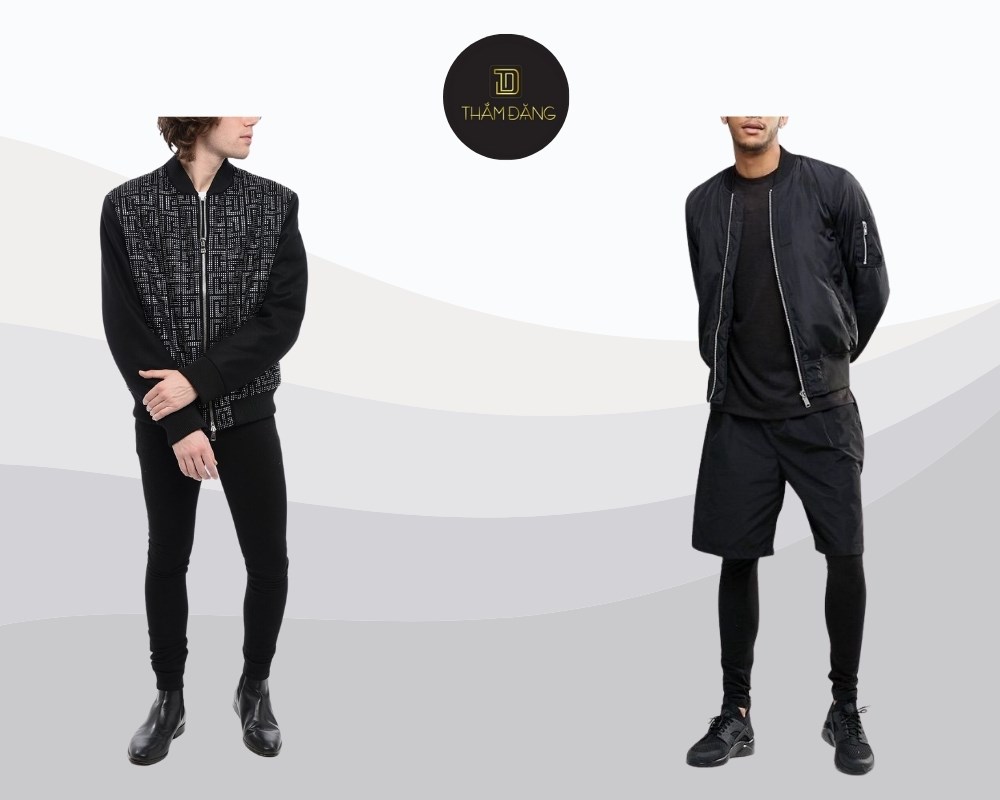 áo bomber và quần legging tạo phong cách đường phố mạnh mẽ