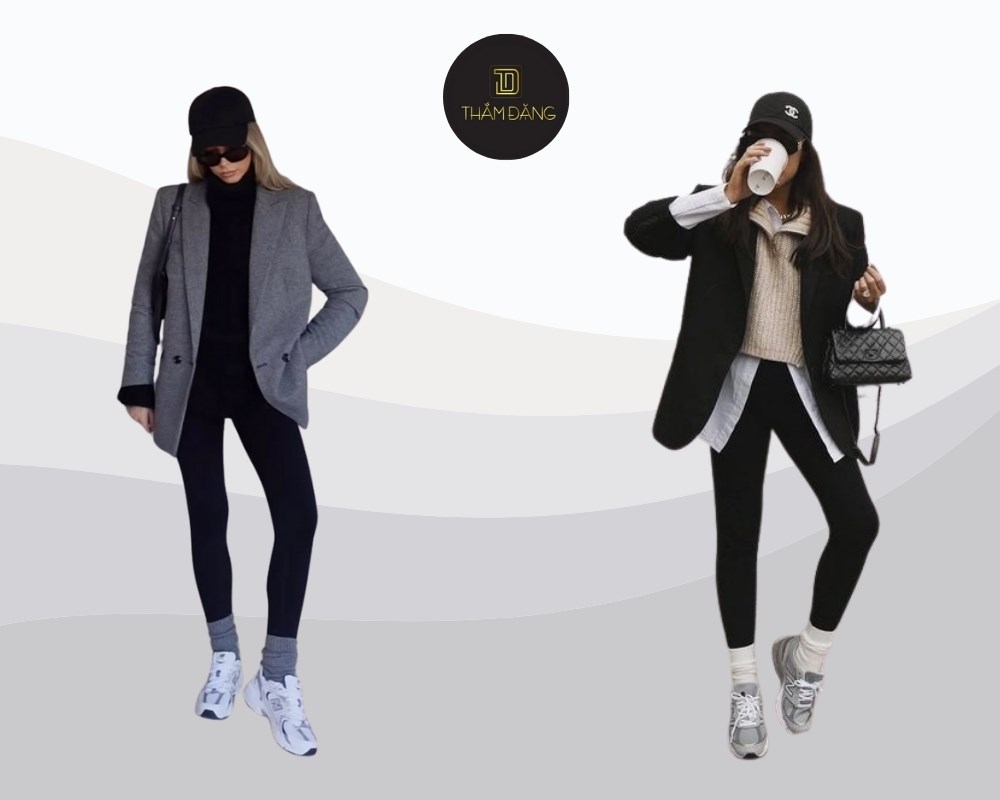 diện quần legging thời trang theo các nguyên tắc cơ bản