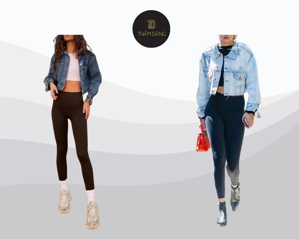 áo khoác legging và quần legging 