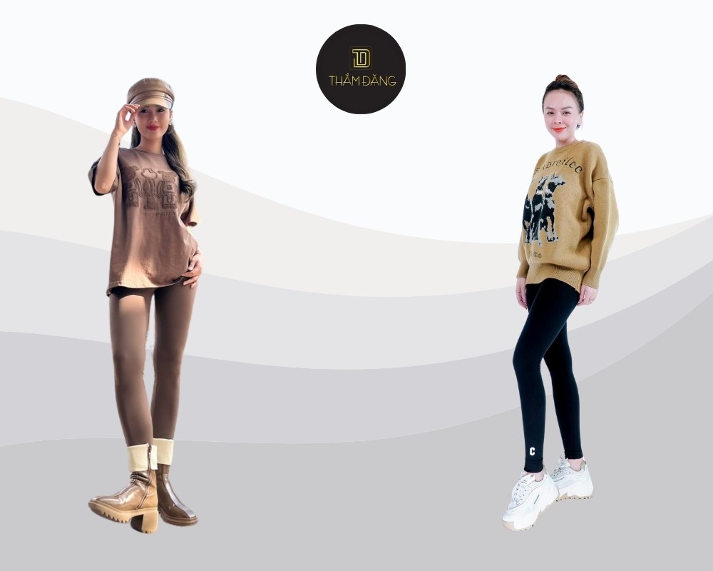quần legging linh hoạt, tiện lợi phù hợp mọi phong cách
