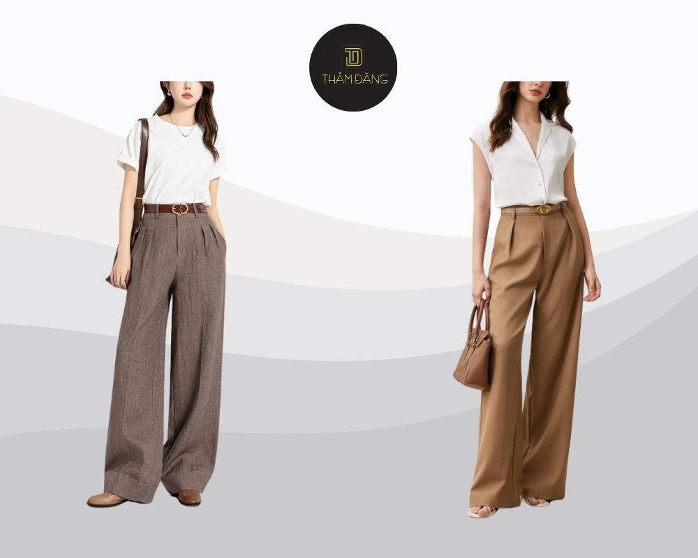 quần nâu phối áo màu gì đẹp