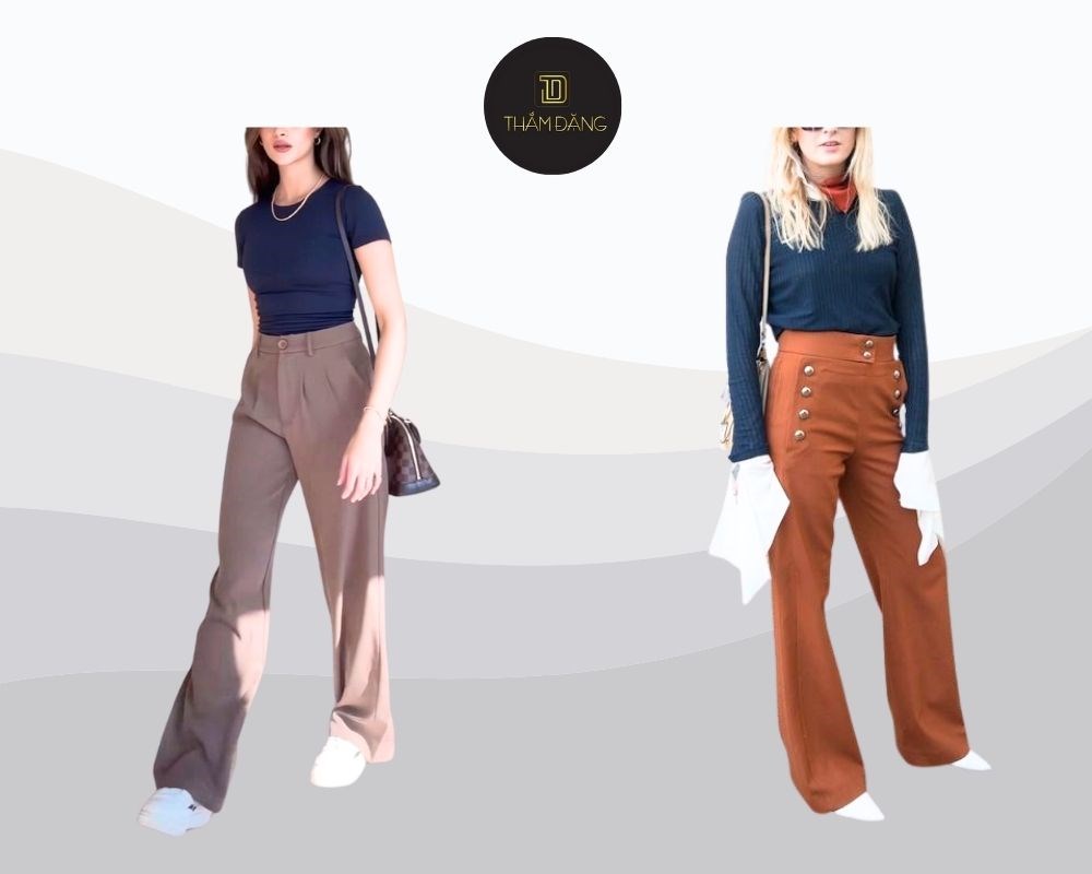 quần nâu phối áo màu gì hợp