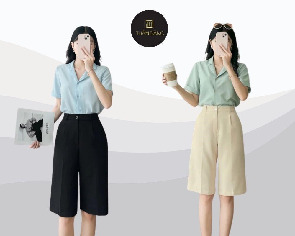 Quần ngố vải nữ đẹp mang sự mự mềm mại của cotton và thiết kế thời thượng, trở thành lựa chọn lý tưởng cho những ngày hè mát mẻ
