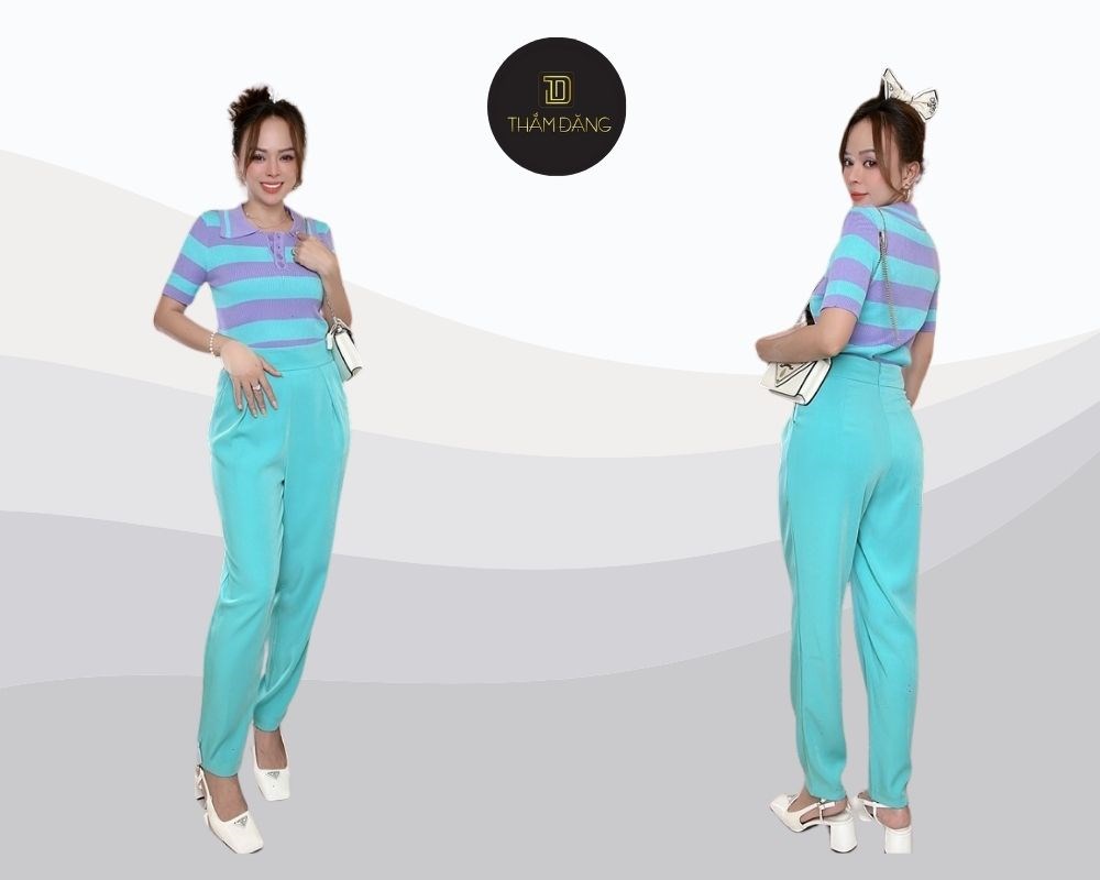 Quần ống côn tôn dáng dễ phối linh hoạt thoải mái và hợp mọi phong cách thời trang