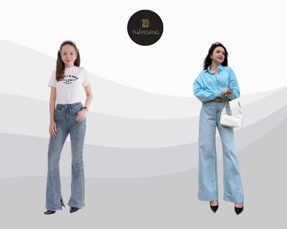 Quần ống loe mang giày gì đẹo? Một đôi cao gót là lựa chọn hàng đầu để tôn dáng khi phối cùng quần ống loe