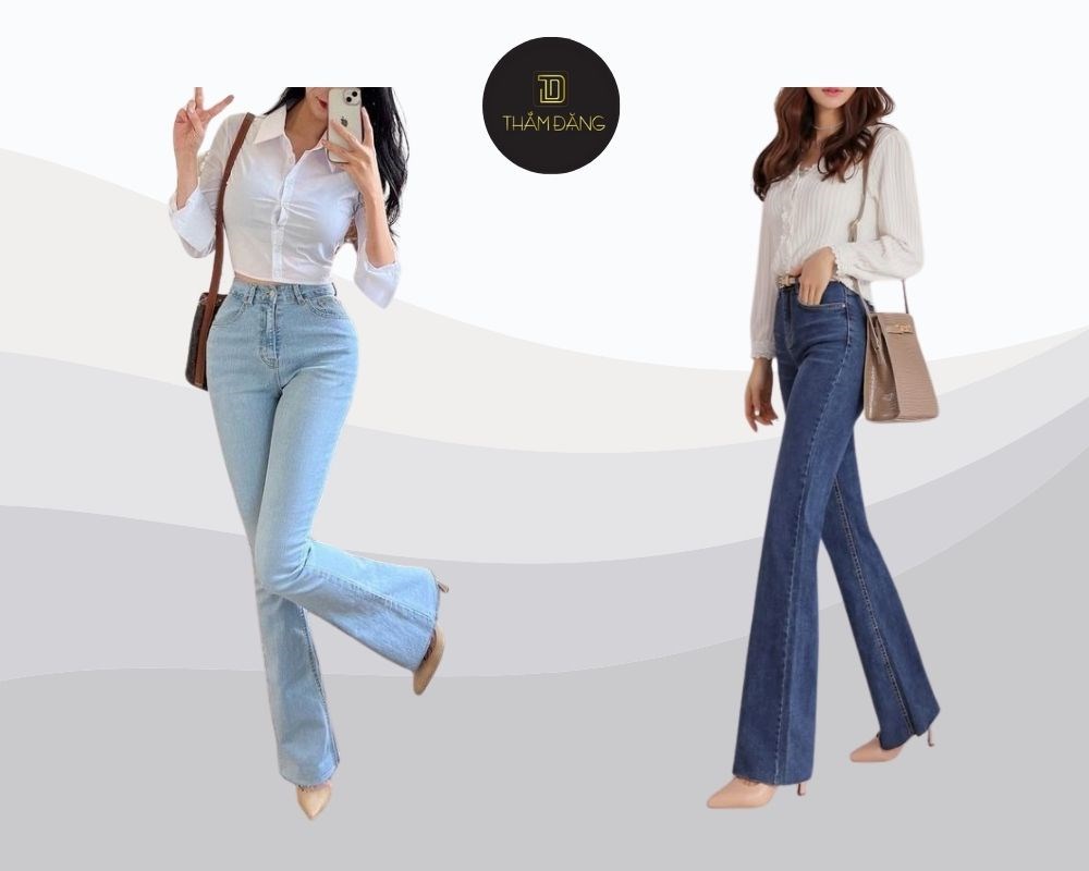 Thanh lịch và chuyên nghiệp với bộ đôi quần ống loe và áo sơ mi trắng – công thức thời trang không thể thiếu