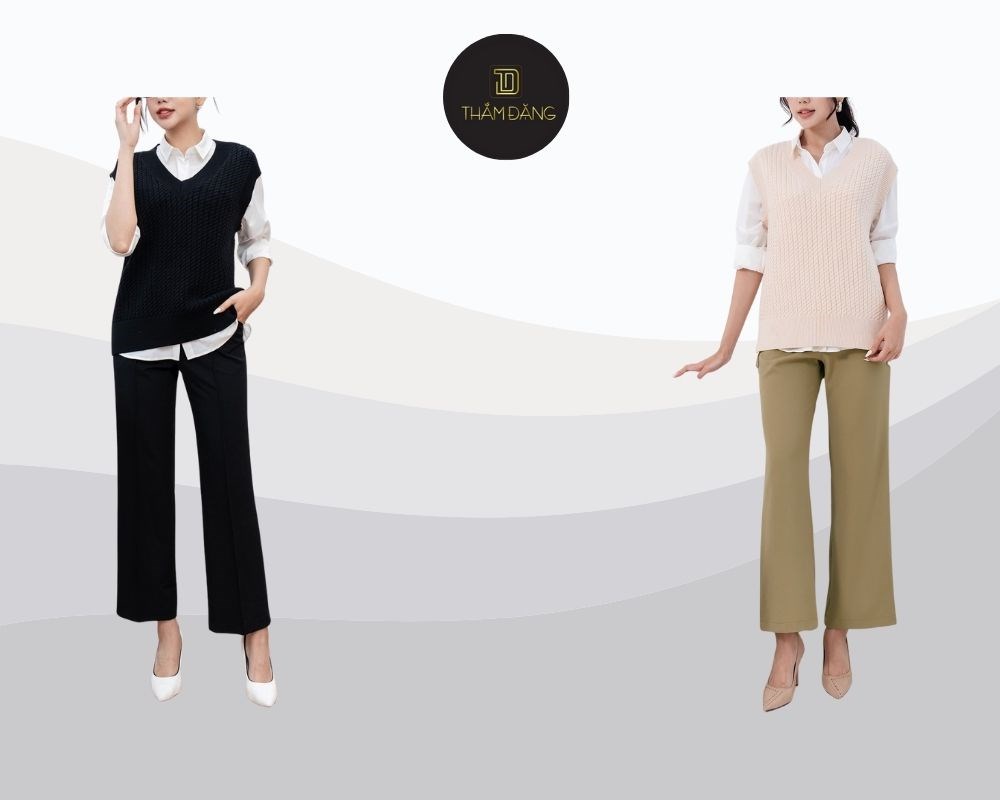 các mẫu quần ống sương lưng thun đẹp
