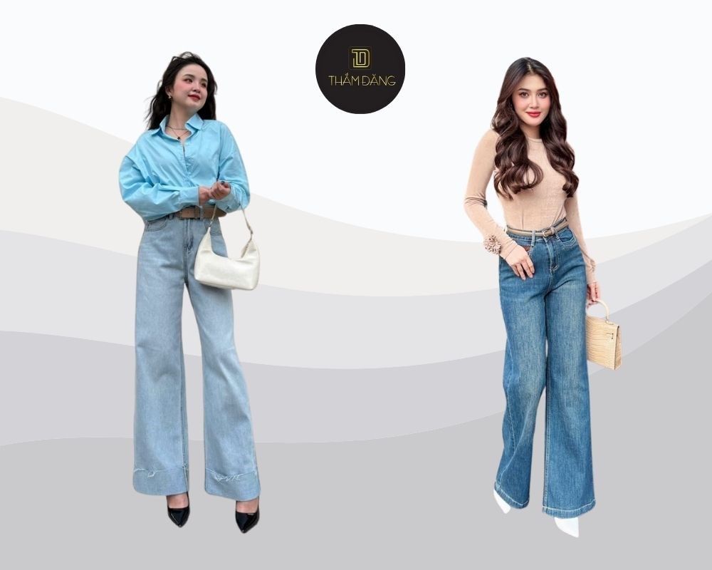 Phong cách trẻ trung và năng động với jeans ống suông – lựa chọn hoàn hảo cho mọi hoạt động từ công sở đến dạo phố
