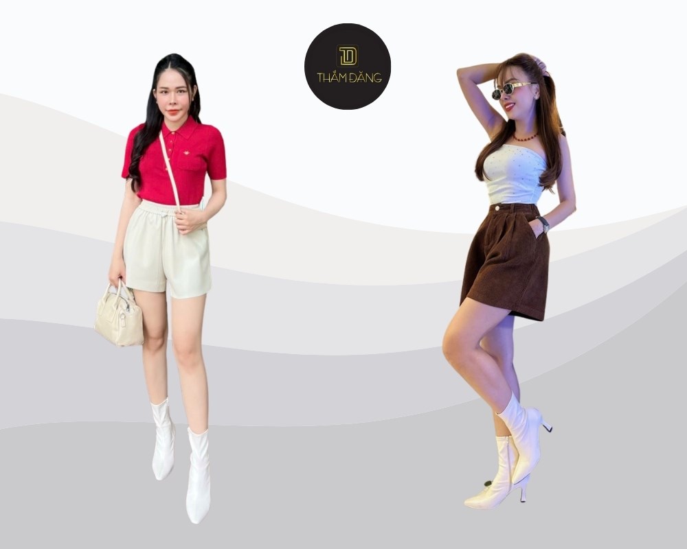 Quần short nữ ống rộng: Thanh lịch, thoải mái, che khuyết điểm, tôn dáng và dễ phối đồ