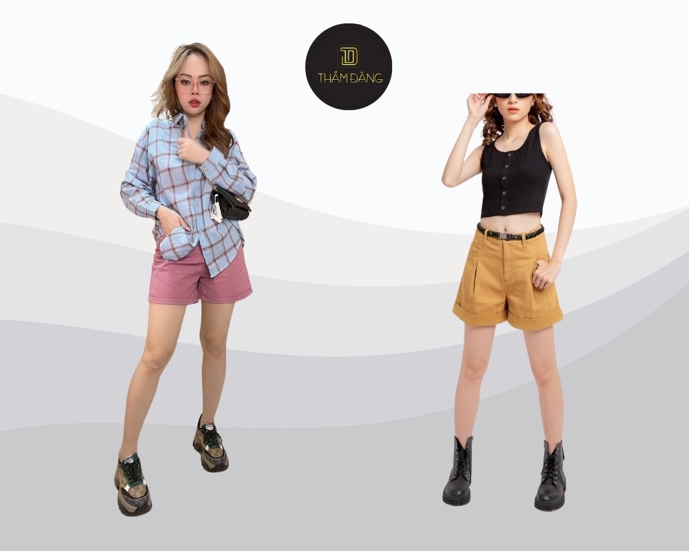 Quần short kaki ống rộng bền bỉ, lịch sự, dễ phối đồ, phù hợp phong cách cổ điển và hiện đại