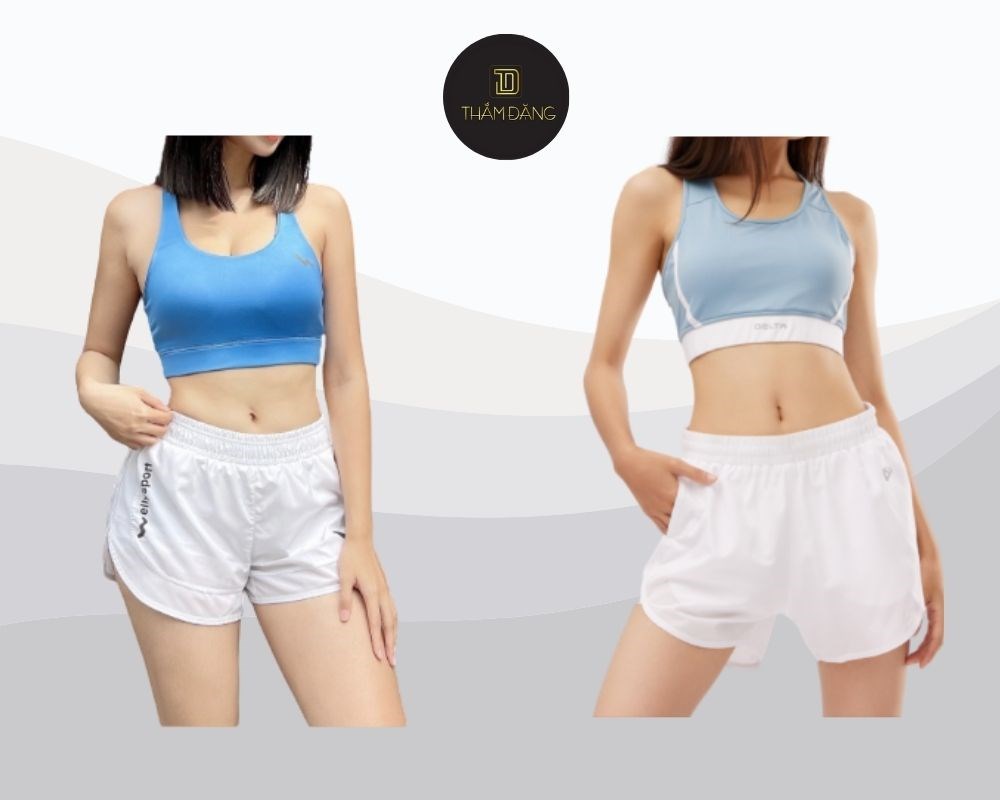 Quần short thể thao trắng là món đồ không thể thiếu cho những cô nàng yêu thích phong cách năng động, khỏe khoắn và thoải mái tối đa.