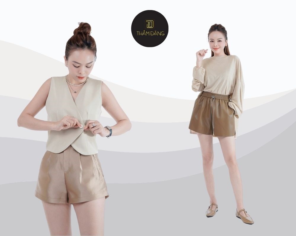 Tại Thắm Đặng Store, bạn sẽ tìm thấy những mẫu quần short nữ đẹp, đa dạng từ chất liệu đến kiểu dáng