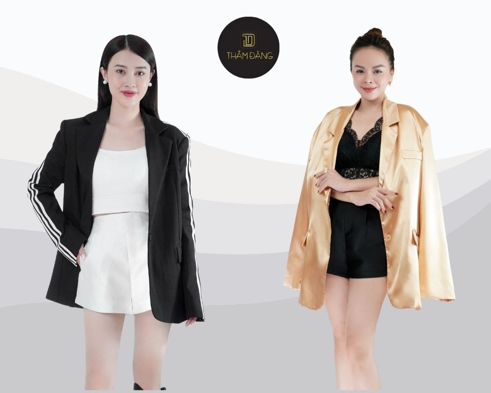 Quần soọc linen kết hợp với áo blazer mang đến phong cách chuyên nghiệp nhưng không thiếu sự thoải mái trong những ngày hè