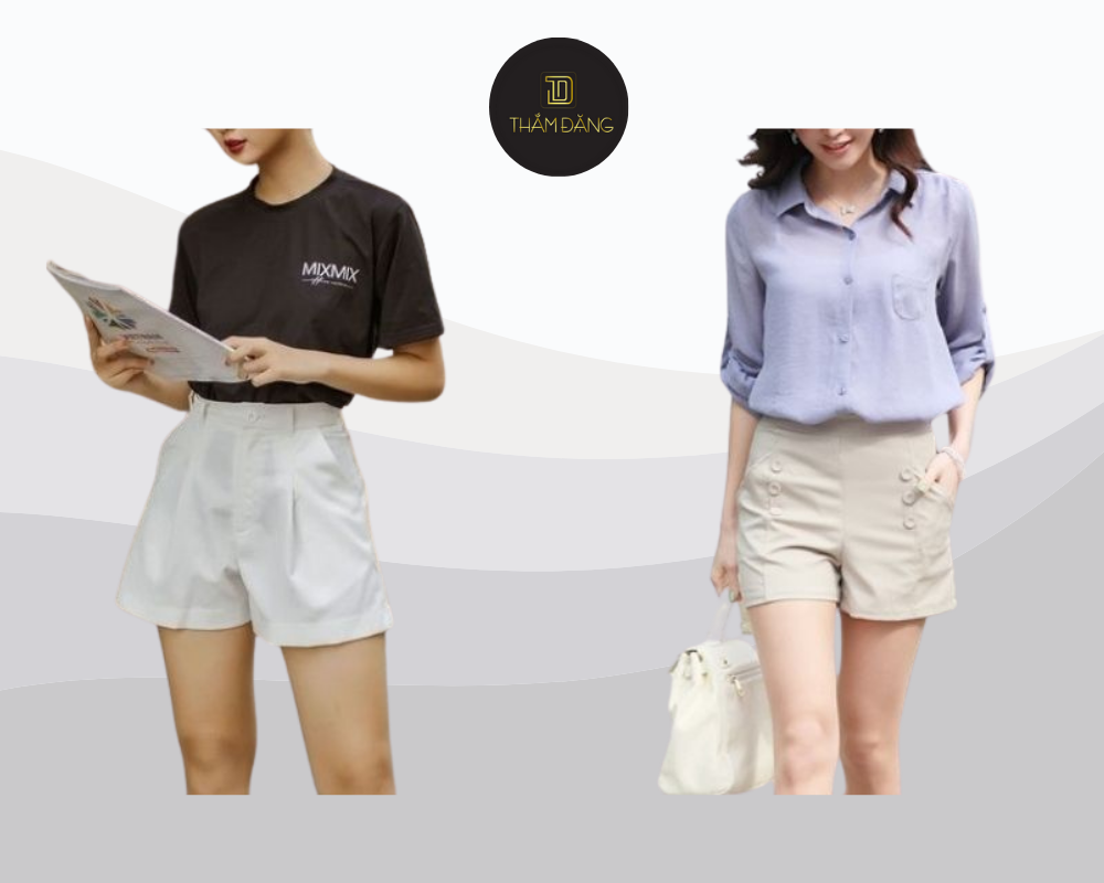 Quần short kaki thun nữ tại Thắm Đặng là lựa chọn lý tưởng cho các hoạt động ngoài trời