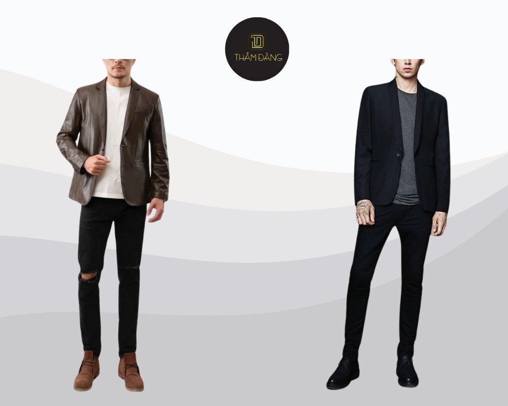 blazer phối quần skinny mang lại vẻ ngoiaf lixhj lãm, hiện đại
