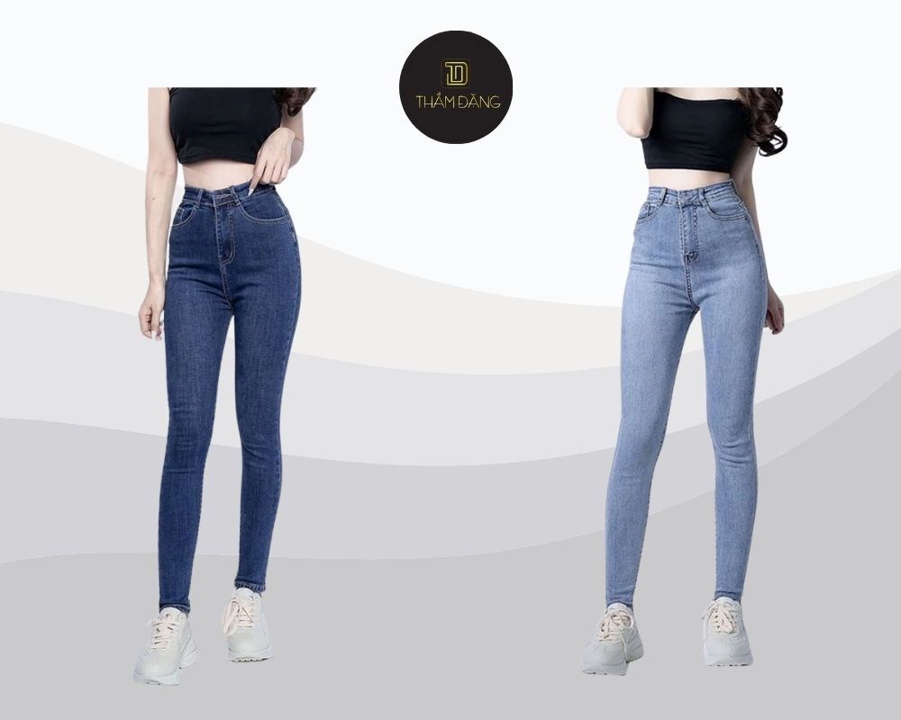Quần skinny jean nữ luôn là sự lựa chọn yêu thích của các tín đồ thời trang, với chất liệu denim co giãn cao cấp giúp bạn thoải mái trong mọi hoạt động