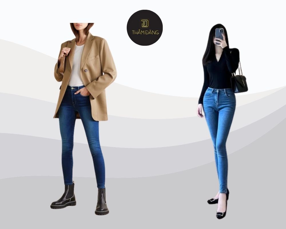 Để sở hữu chiếc quần skinny chuẩn đẹp, bạn cần lưu ý đến chất liệu, size, form dáng và chiều dài để chọn được chiếc quần hoàn hảo