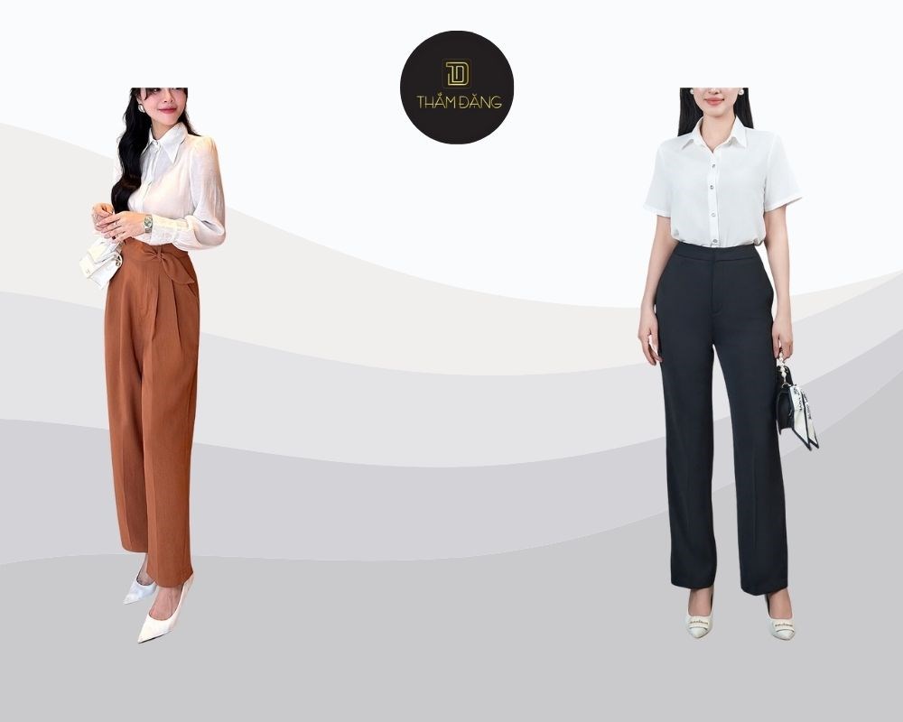 quần tây Hàn Quốc nữ basic