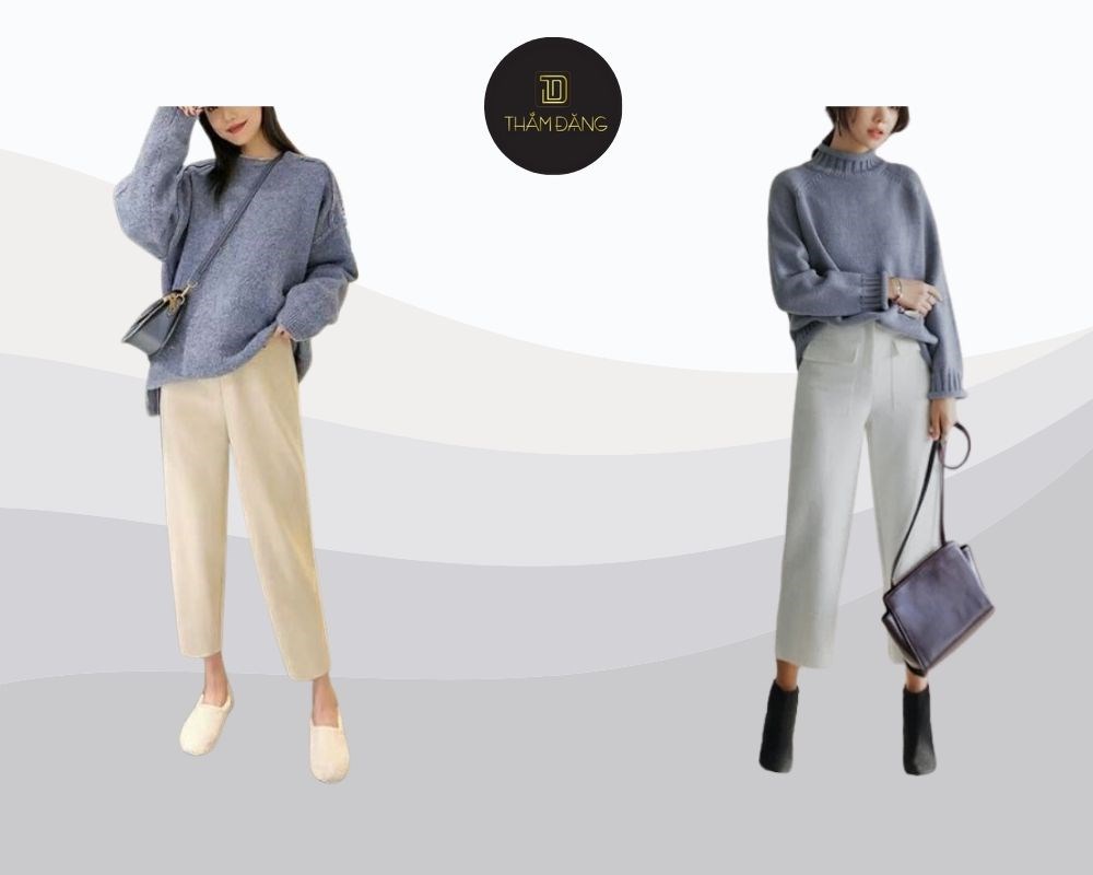 quần tây Hàn Quốc nữ màu đen