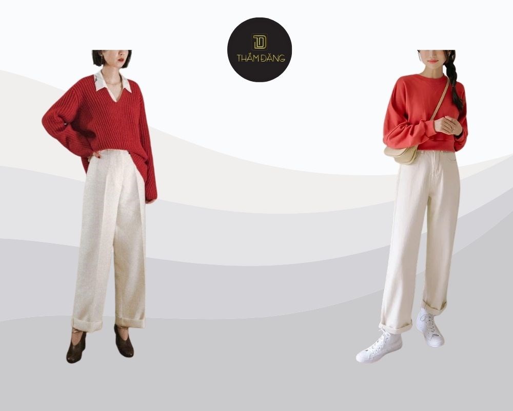 quần tây Hàn Quốc nữ che khuyết điểm