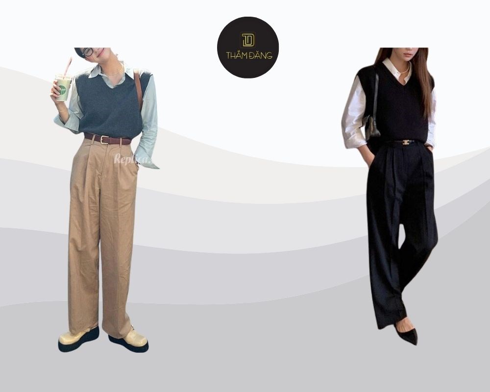 quần tây Hàn Quốc nữ cá tính