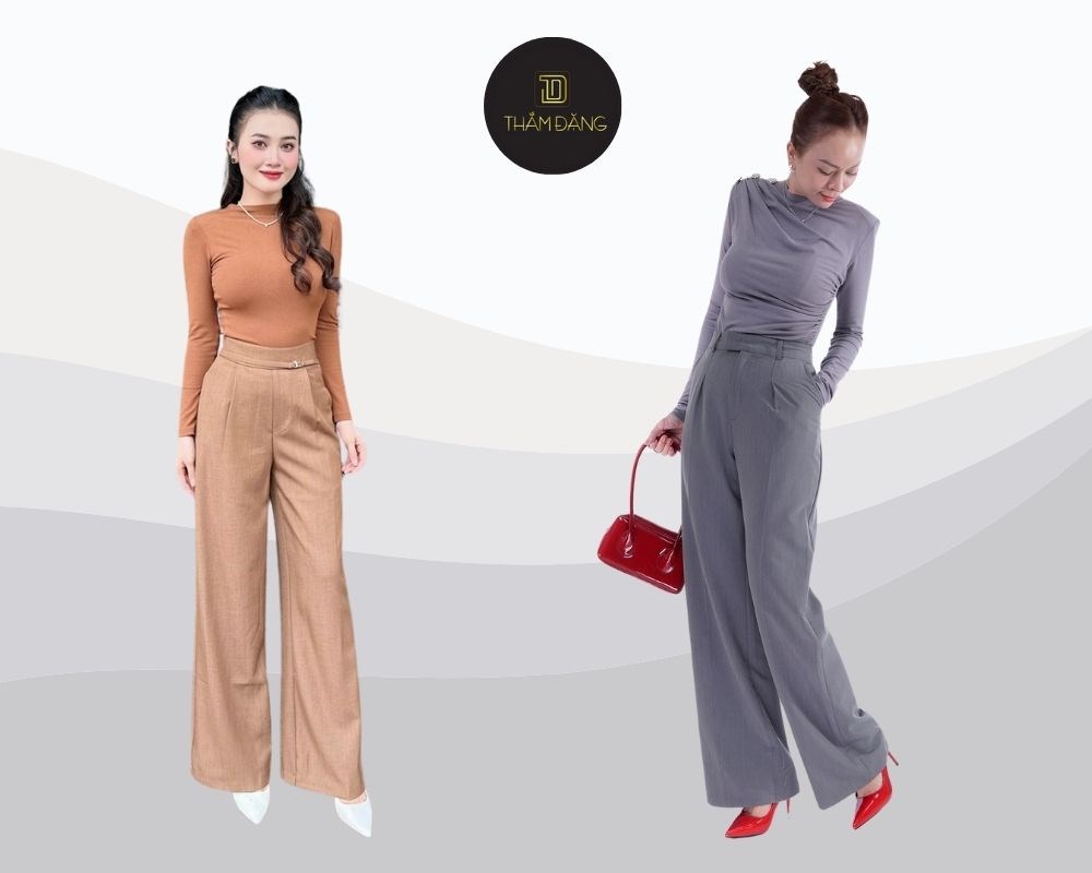 Phối quần tây với áo thun phong cách trẻ trung, năng động nhưng vẫn tinh tế
