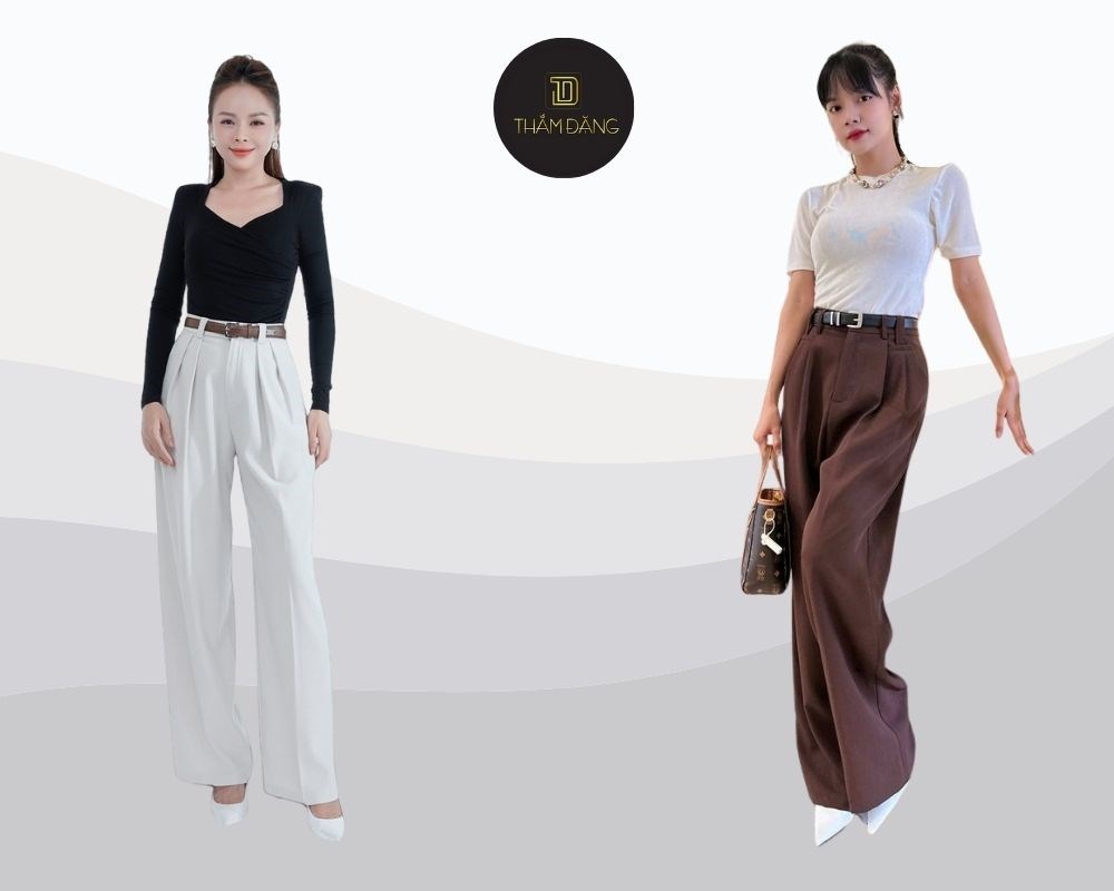Quần ống rộng phong cách thoải mái, thanh lịch và dễ chịu