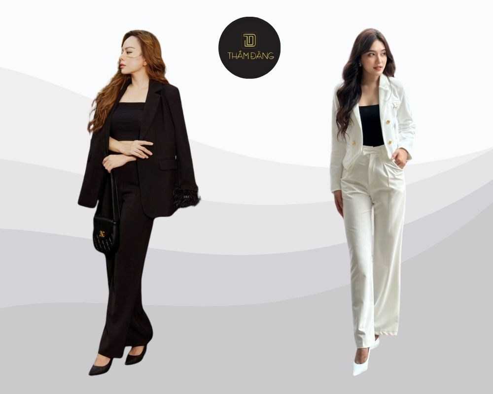 Kết hợp quần tây nữ với blazer vẻ ngoài chuyên nghiệp, tự tin và đầy thu hút