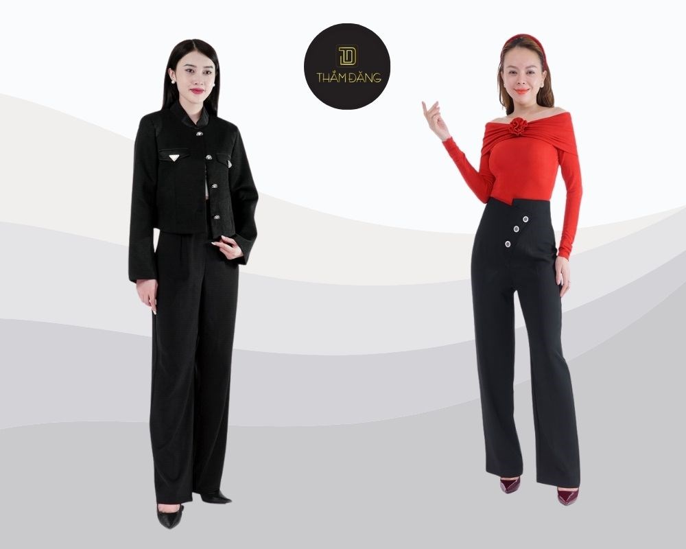 Phối đồ với quần tây đen lựa chọn kinh điển cho mọi dịp, sự kết hợp dễ dàng