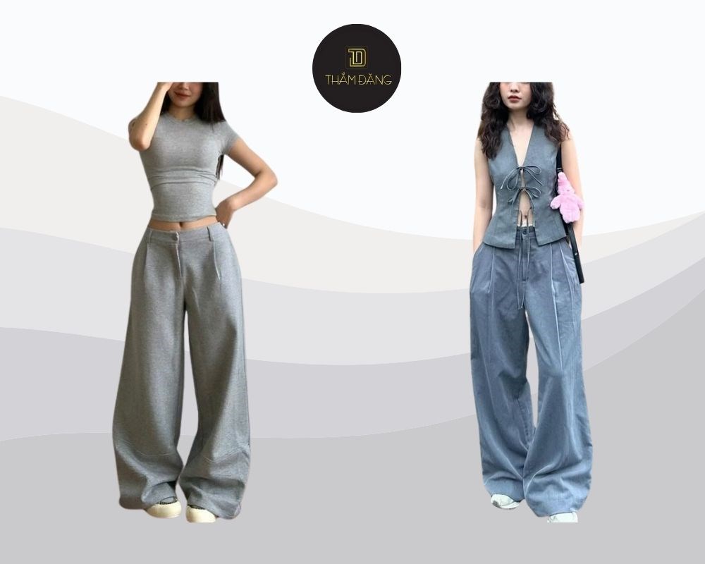 Gợi ý quần xám phối áo màu gì